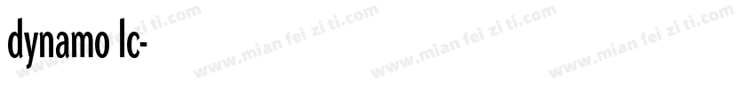 dynamo lc字体转换
